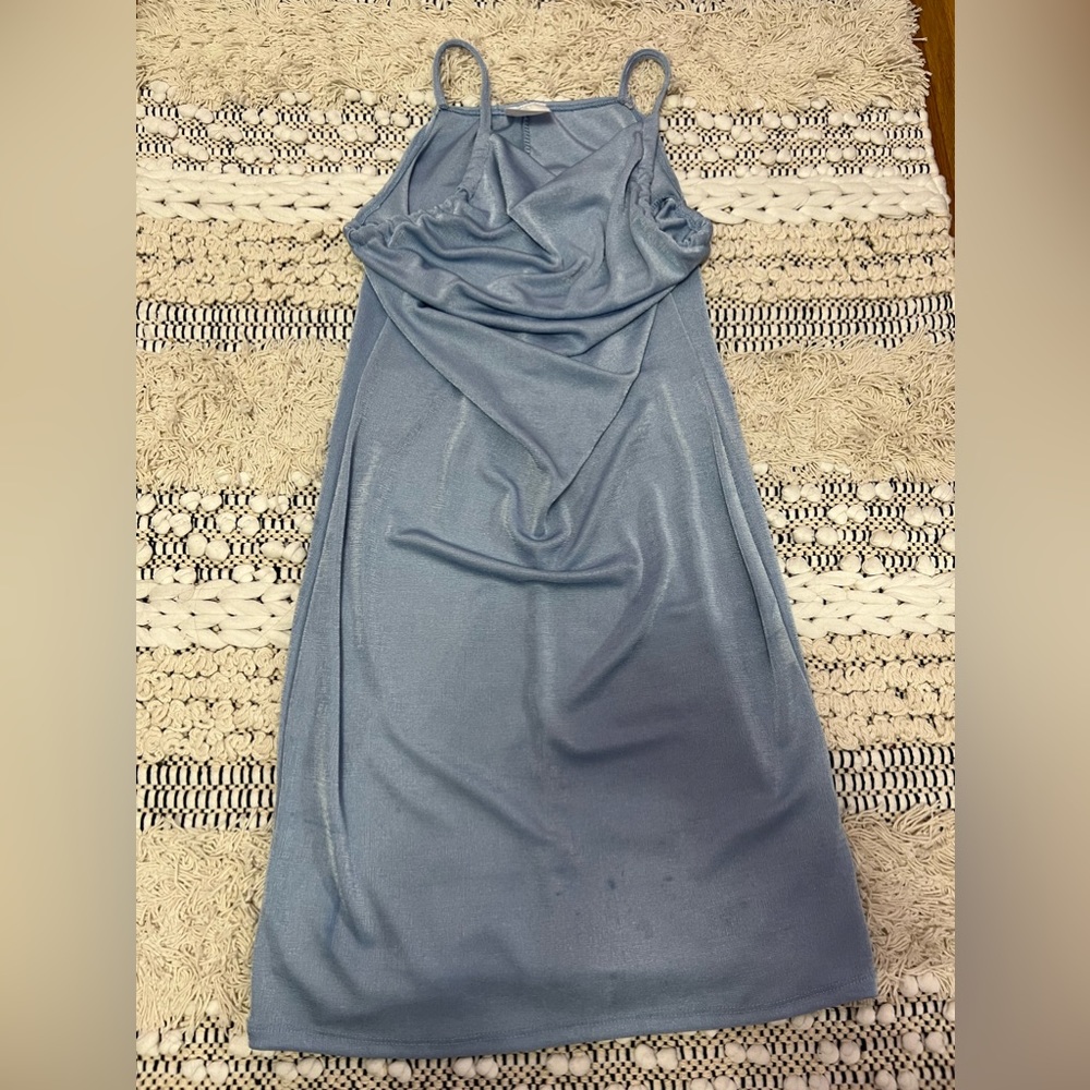 Olivia Rae Sparkly Light Blue Dress